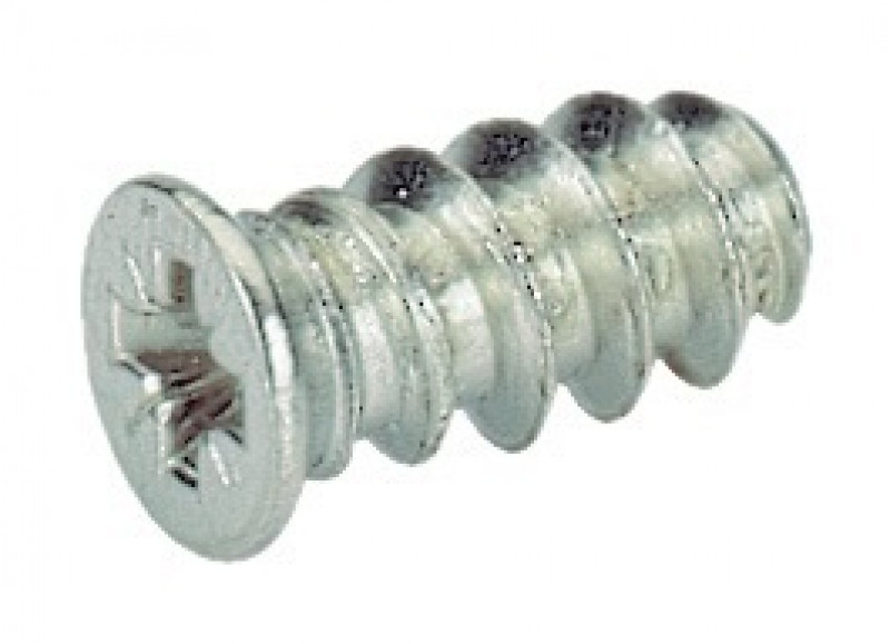 Direktbefestigungsschr.f.Kreuzplatte STA verz.6,3mm 11mm Hettich Direktbefestigungsschr.f.Kreuzplatte STA verz.6,3mm 11mm Hettich