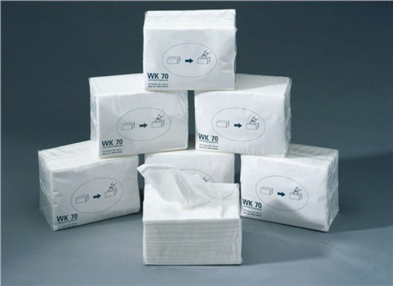 Putztuch WK 70 Z L380xB290ca.mm z-gefaltet weiß Krt.Promat Putztuch WK 70 Z L380xB290ca.mm z-gefaltet weiß Krt.Promat