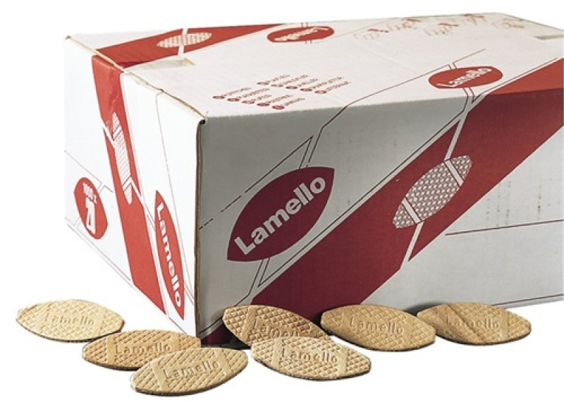 Verbindungsplättchen Gr. 10 L.53mm B.19mm S.4mm Buchenholz Inh. je Krt. 1000 St. Verbindungsplättchen Gr. 10 L.53mm B.19mm S.4mm Buchenholz Inh. je Krt. 1000 St.