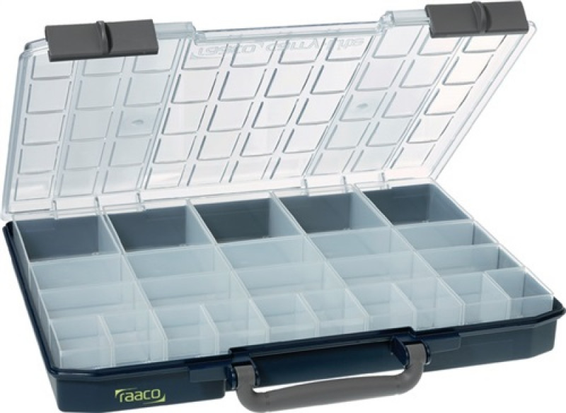 Sortimentskasten Carry Lite B415xT330xH57mm 25/2 Fächer Sortimentskasten Carry Lite B415xT330xH57mm 25/2 Fächer