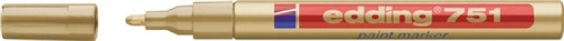 Lackmarker 751 gold Strich-B.1-2mm Rundspitze Lackmarker 751 gold Strich-B.1-2mm Rundspitze