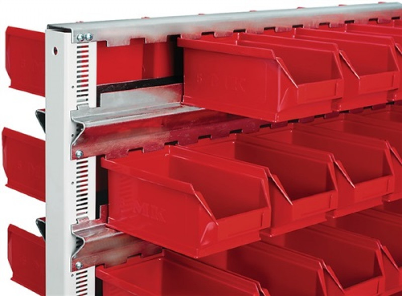 Aufhängeschiene L.1010mm verz.f.Ständer-/Wandregal 3 St./VE Aufhängeschiene L.1010mm verz.f.Ständer-/Wandregal 3 St./VE