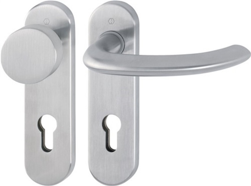 Kurzschildgarnitur Mar.E58/353K/1138Z VA F69 PZ Wechselgrt.HOPPE Kurzschildgarnitur Mar.E58/353K/1138Z VA F69 PZ Wechselgrt.HOPPE