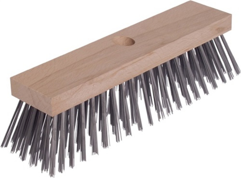 Drahtbesen L.300mm Gussstahldraht ca.0,5mm Besatz-L.70mm 6-reihig OSBORN Drahtbesen L.300mm Gussstahldraht ca.0,5mm Besatz-L.70mm 6-reihig OSBORN