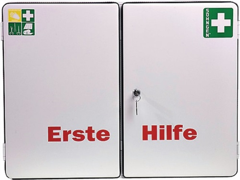 Verbandschrank LONDON B604xH462xT170ca.mm weiß 2-türig 1St./VE SÖHNGEN Verbandschrank LONDON B604xH462xT170ca.mm weiß 2-türig 1St./VE SÖHNGEN