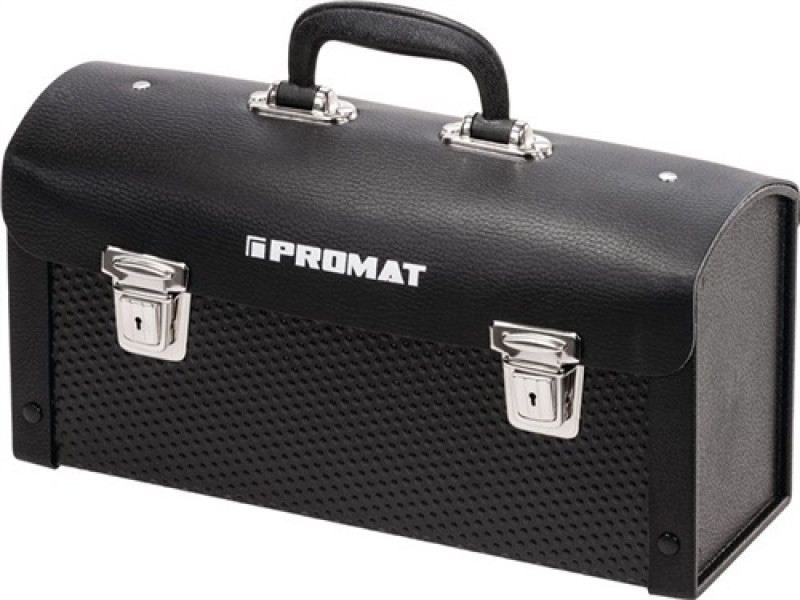 Werkzeugtasche B.360xT.110xH.170mm Rindleder Seitenteile ABS schwarz PROMAT Werkzeugtasche B.360xT.110xH.170mm Rindleder Seitenteile ABS schwarz PROMAT