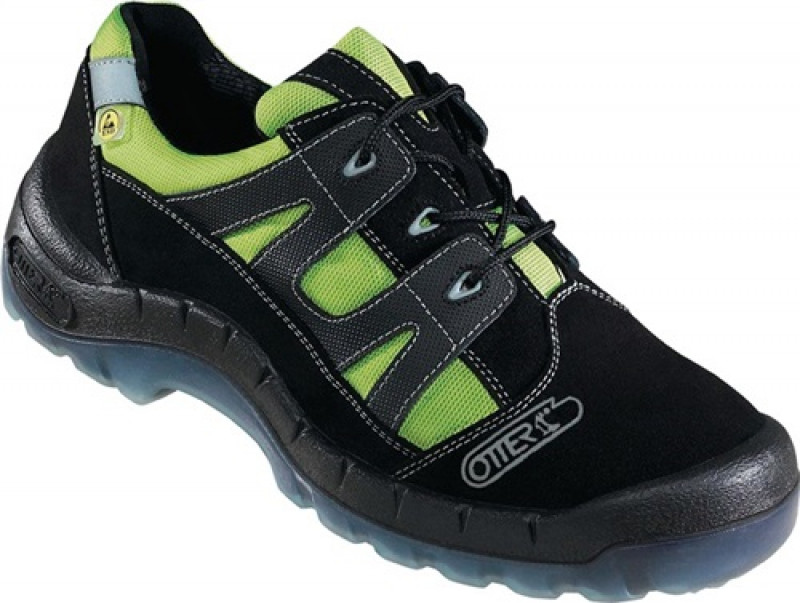 Sicherheitsschuh 93721-524 Gr.44 schwarz/grün Textil/Leder S2 SRC ESD EN20345 Sicherheitsschuh 93721-524 Gr.44 schwarz/grün Textil/Leder S2 SRC ESD EN20345
