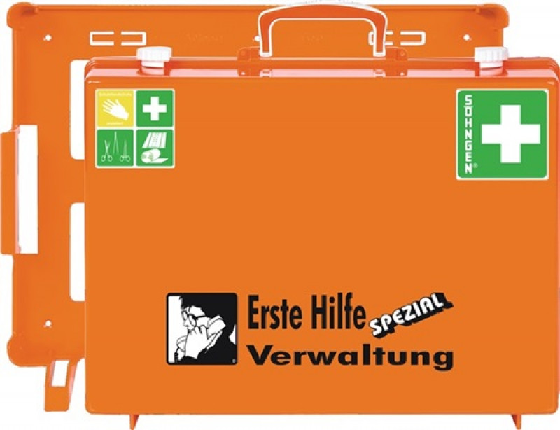 Erste Hilfe Koffer Beruf SPEZIAL Verwaltung B400xH300xT150ca.mm orange SÖHNGEN Erste Hilfe Koffer Beruf SPEZIAL Verwaltung B400xH300xT150ca.mm orange SÖHNGEN