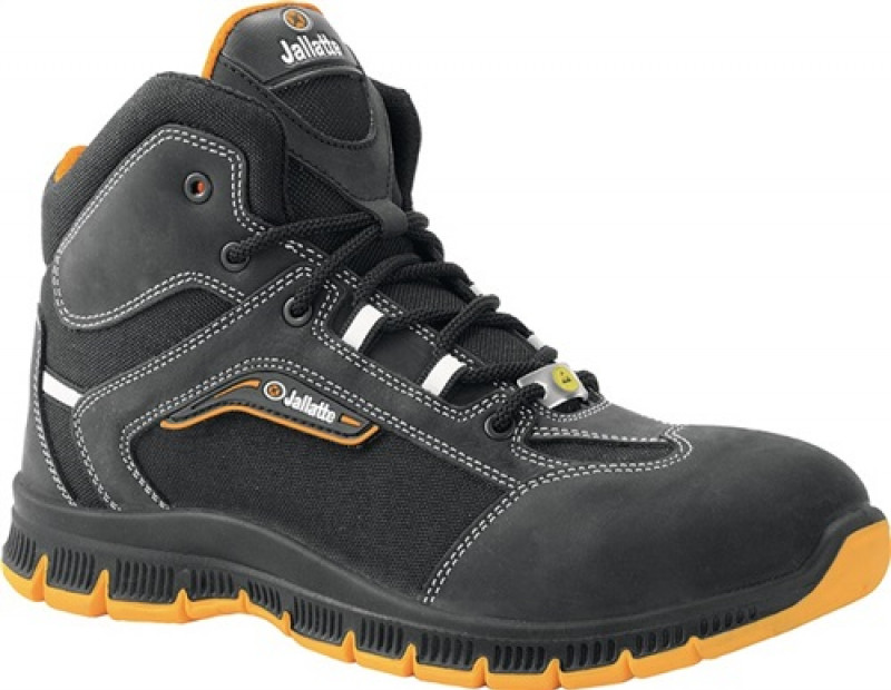 Sicherheitsstiefel Jaljab SAS Gr.45 schw./orange Leder/Nylon S3 SRC ESD EN20345 Sicherheitsstiefel Jaljab SAS Gr.45 schw./orange Leder/Nylon S3 SRC ESD EN20345
