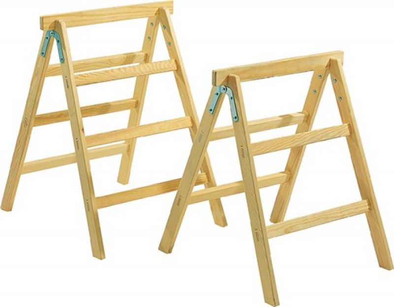 Arbeitsbock H.800mm Sprossen 2 Nadelholz Arbeitsbock H.800mm Sprossen 2 Nadelholz