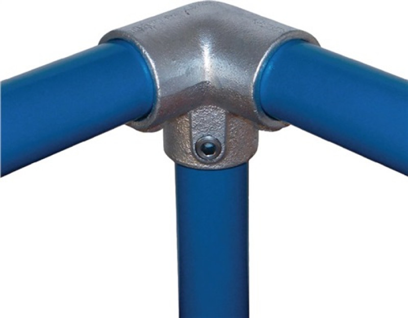 Eckstück STA TZN Dreiweg Rohraußen-D.48,3mm Eckstück STA TZN Dreiweg Rohraußen-D.48,3mm