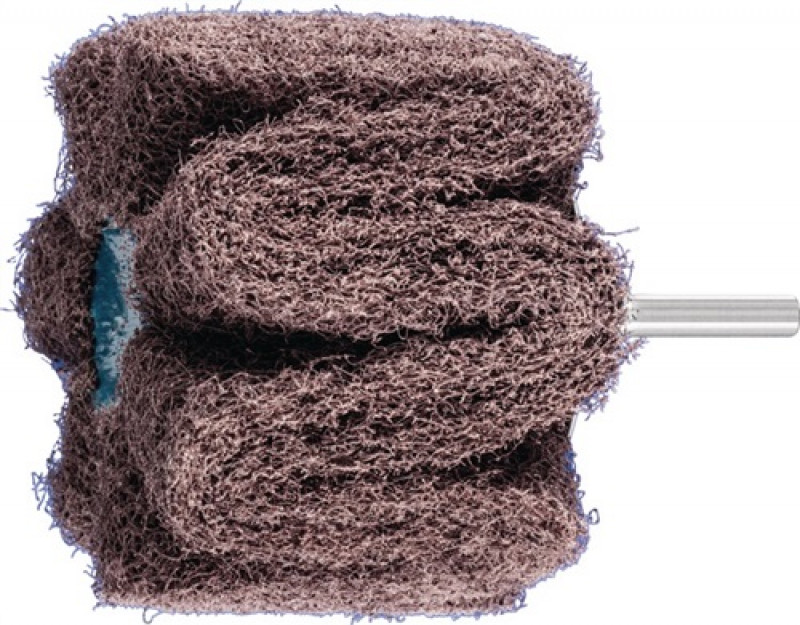 Schleifvliesstift POLINOX® PNG D100xH50mm 6mm Vlies 100 Wellen PFERD