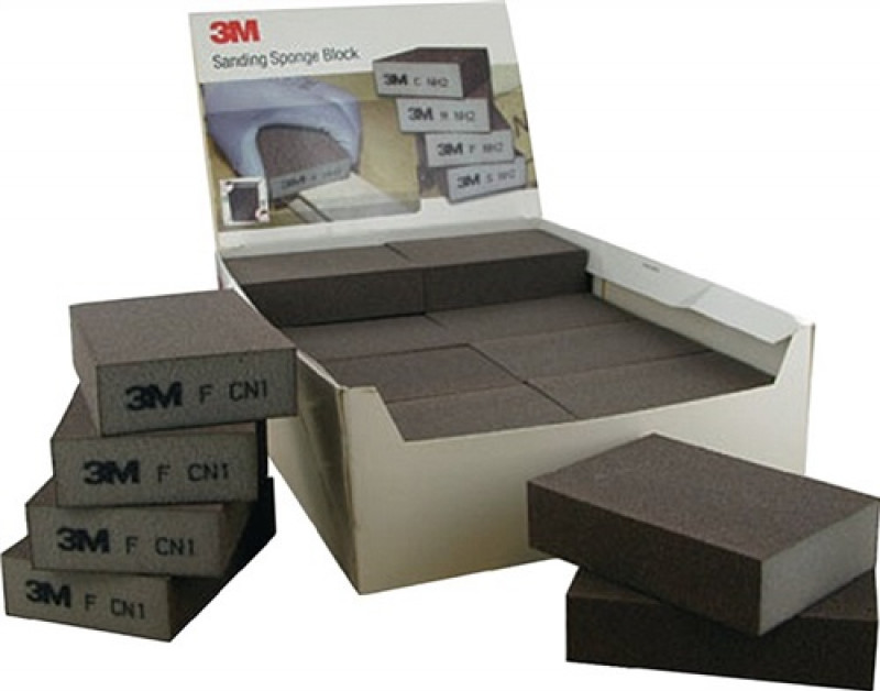 Schleifschwamm HI-FL L100xB68mm fein soft/vierseitig besch.3M Schleifschwamm HI-FL L100xB68mm fein soft/vierseitig besch.3M