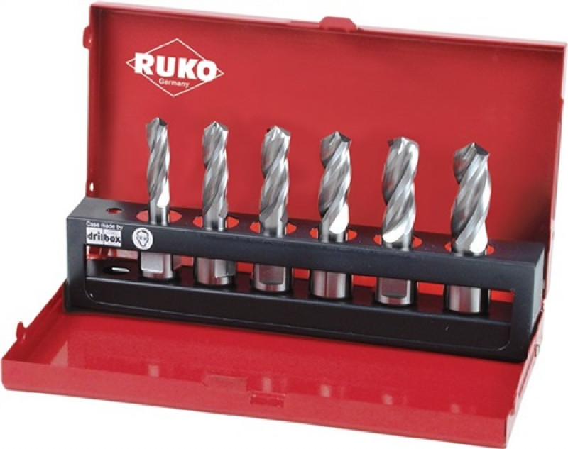Vollbohrersatz Solid 3S D.10-15mm HSS Weldon RUKO Vollbohrersatz Solid 3S D.10-15mm HSS Weldon RUKO