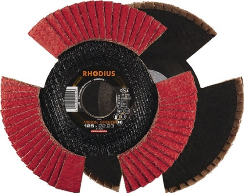 Fächerscheibe VISION SPEED D.115mm K.40 schräg INOX/Stahl CO Fächerscheibe VISION SPEED D.115mm K.40 schräg INOX/Stahl CO