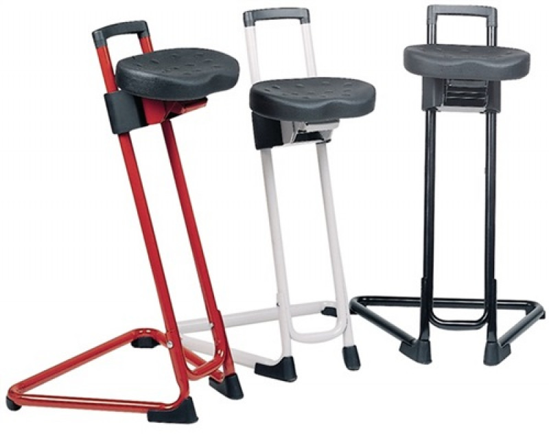 Stehhilfe Integralschaum Sitz-H.600-850mm STA schwarz Lotz Stehhilfe Integralschaum Sitz-H.600-850mm STA schwarz Lotz