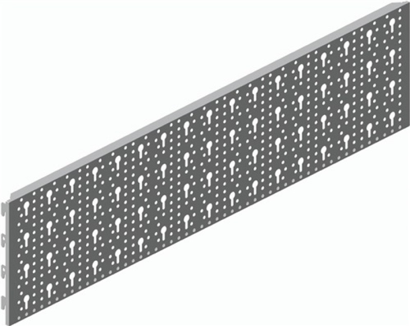 Stahl-Lochplatte STA weißalu.L.800mm B.200mm Stahl-Lochplatte STA weißalu.L.800mm B.200mm