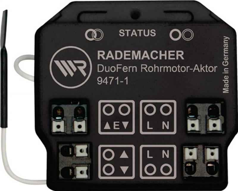 DuoFern Rohrmotor-Aktor 230/50 V/Hz Standby-Verbr. ? 0,5 W 2 DuoFern Rohrmotor-Aktor 230/50 V/Hz Standby-Verbr. ? 0,5 W 2