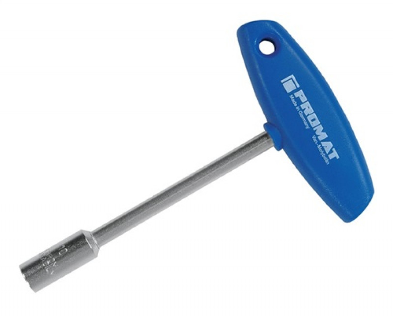 Sechskantsteckschlüssel SW 11mm Klingenlänge 125mm Ausf.1K-Griff m.Quergr.PROMAT Sechskantsteckschlüssel SW 11mm Klingenlänge 125mm Ausf.1K-Griff m.Quergr.PROMAT