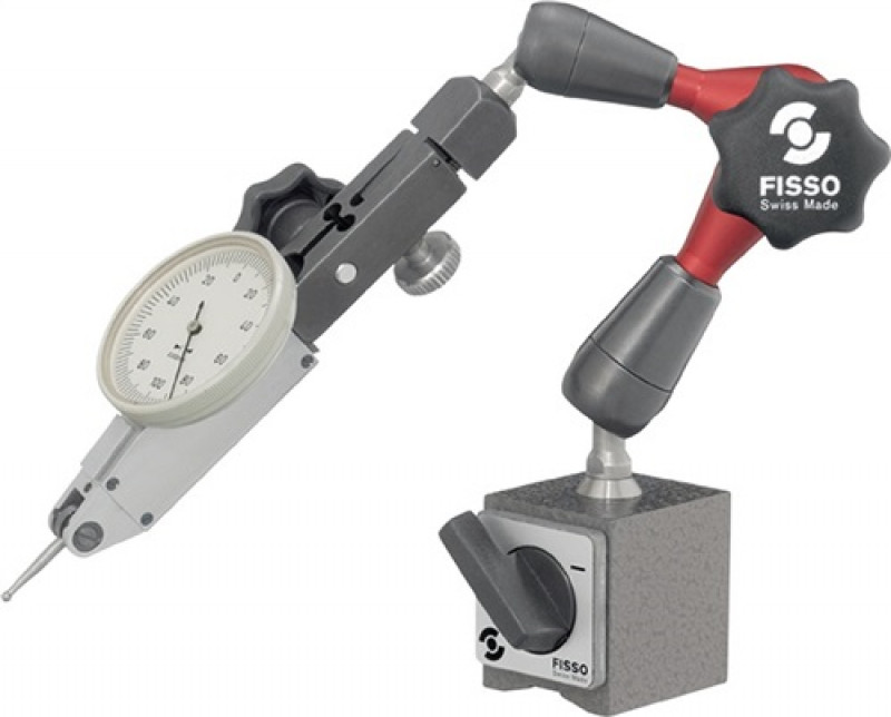 Magnetmessstativ STRATO-LINE R. 130mm Gesamt-H. 220mm Haftkraft 300 N FISSO Magnetmessstativ STRATO-LINE R. 130mm Gesamt-H. 220mm Haftkraft 300 N FISSO
