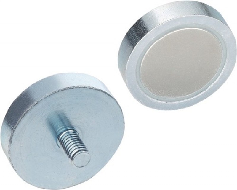 Haltemagnet GN 50.3 d1 32 ± 0,1mm d2 M 6mm Neodym,Eisen,Bor ND GANTER