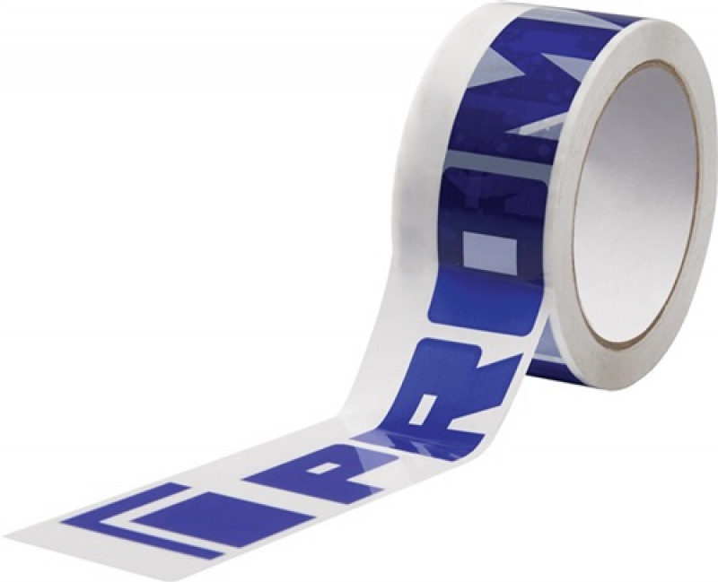Verpackungsklebeband PP weiß L.66m B.50mm m.Aufdruck PROMAT Rl.PROMAT Verpackungsklebeband PP weiß L.66m B.50mm m.Aufdruck PROMAT Rl.PROMAT
