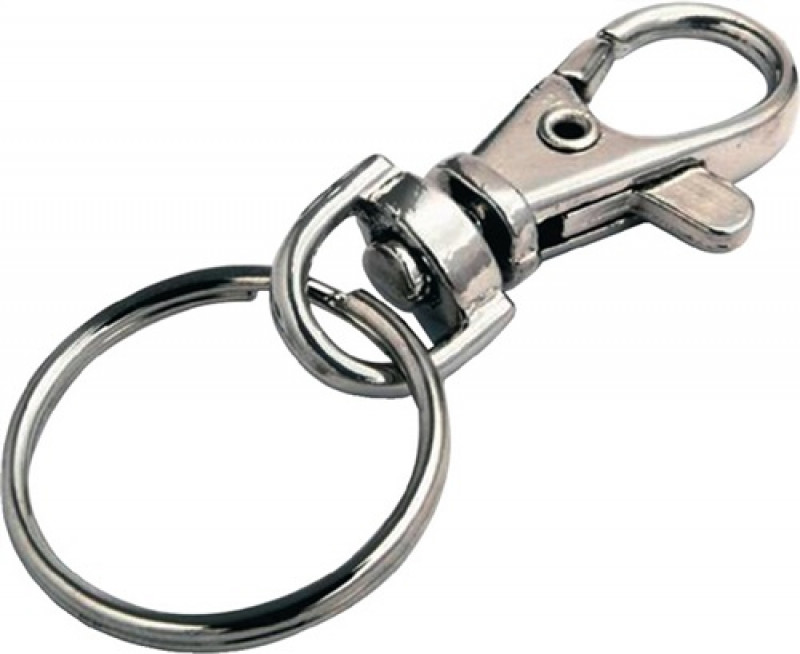 Mini-Karabinerhaken m.Schlüsselring STA vern. Mini-Karabinerhaken m.Schlüsselring STA vern.