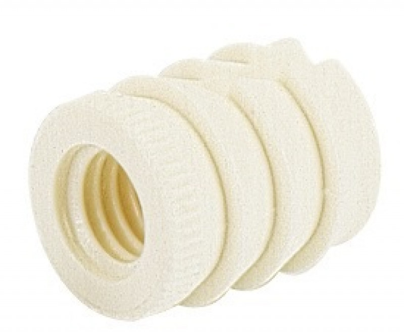 Muffen Nr. 100 Ku. weiß D.10mm L.13mm IG M6 Hettich Muffen Nr. 100 Ku. weiß D.10mm L.13mm IG M6 Hettich