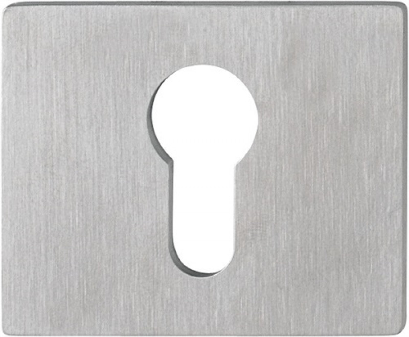 Schlüsselrosetten-Paar E847NS VA F69 Schildstärke 2mm PZ rechteck. Schlüsselrosetten-Paar E847NS VA F69 Schildstärke 2mm PZ rechteck.