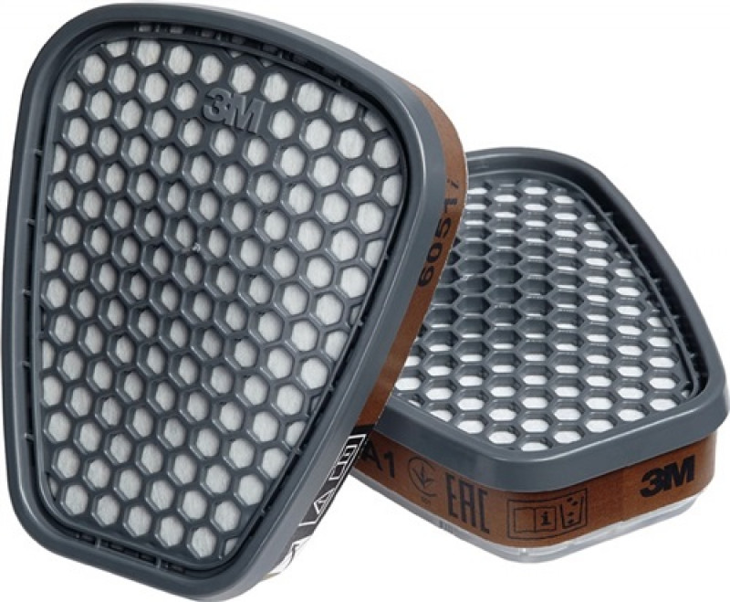 Gasfilter 6051i EN 14387:2004+A1:2008 A1 f.4000370675,-680,-690,-691 2St./VE 3M