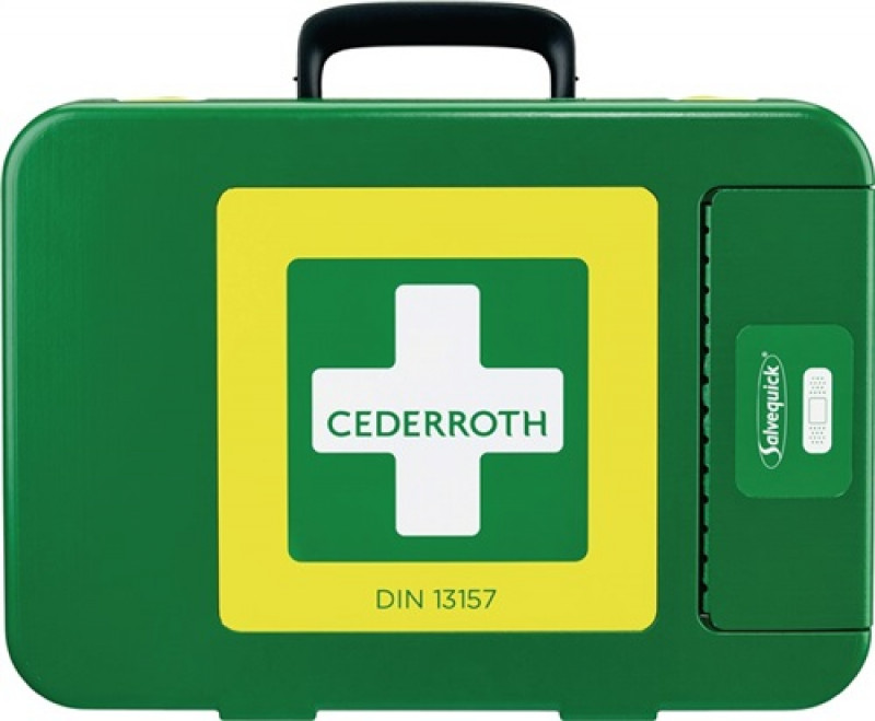 Erste Hilfe Koffer First-Aid-Kits B300xH420xT118ca.mm grün Erste Hilfe Koffer First-Aid-Kits B300xH420xT118ca.mm grün