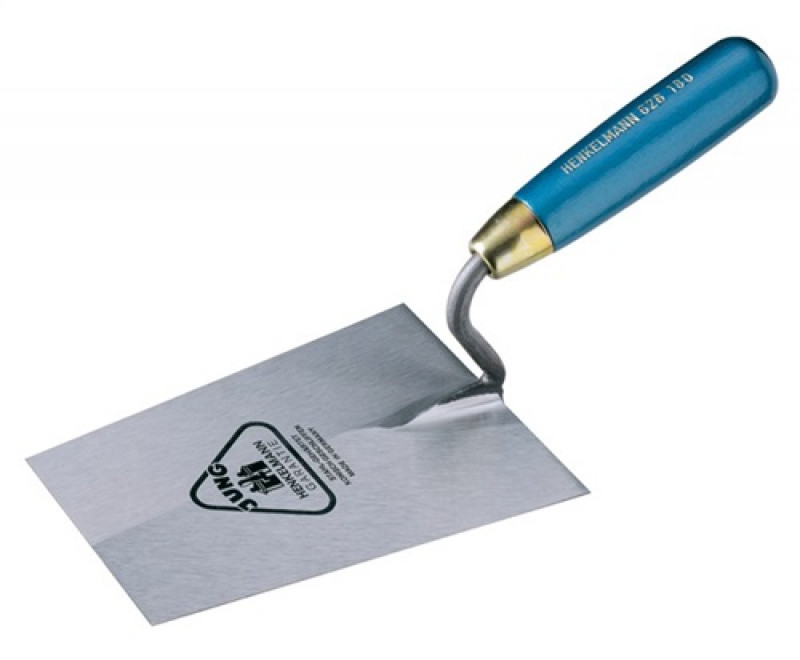 Maurerkelle L.140mm B.105mm m.Buchenholzheft,S-Hals STA HENKELMANN Maurerkelle L.140mm B.105mm m.Buchenholzheft,S-Hals STA HENKELMANN