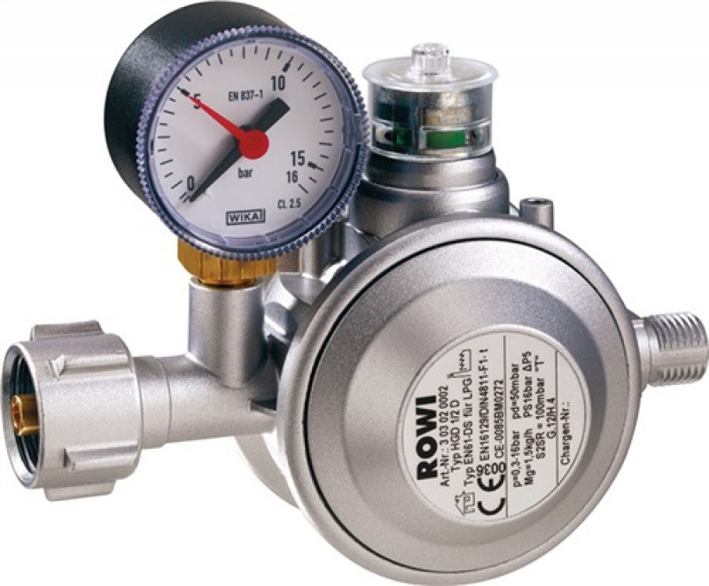 Druckregler HGD 1/2 D 1,5 kg/h 0,42 kg Druckregler HGD 1/2 D 1,5 kg/h 0,42 kg