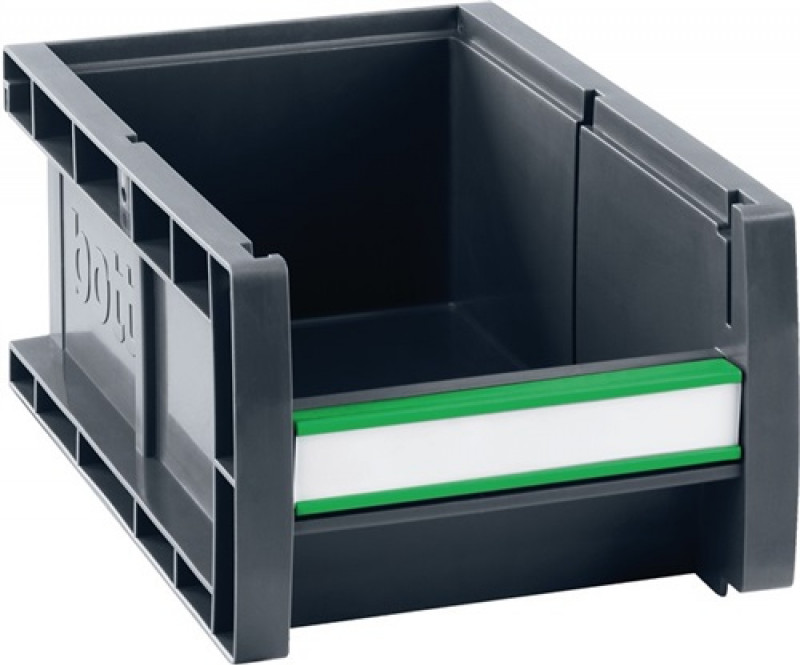 Sichtlagerkasten L198xB130xH90mm PP anthrazitgrau Sichtlagerkasten L198xB130xH90mm PP anthrazitgrau