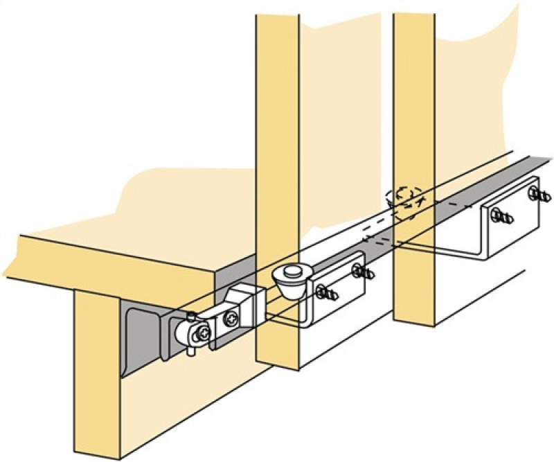 Schiebetürbeschlag STB 11 3-türig Komplett-Set DIN L/R Hettich Schiebetürbeschlag STB 11 3-türig Komplett-Set DIN L/R Hettich