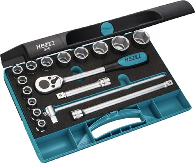 Steckschlüssel-Satz 906 17-tlg.Antrieb 1/2Zoll im SmartCase Steckschlüssel-Satz 906 17-tlg.Antrieb 1/2Zoll im SmartCase