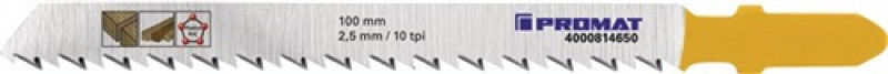 Stichsägeblatt L.75mm WS Zahnt.2,5mm f.Hart-/Sperrholz PROMAT 5St./VE Stichsägeblatt L.75mm WS Zahnt.2,5mm f.Hart-/Sperrholz PROMAT 5St./VE