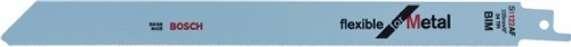 Säbelsägeblatt L.225mm TPI 24 1mm gewellt 5 St./Karte BOSCH