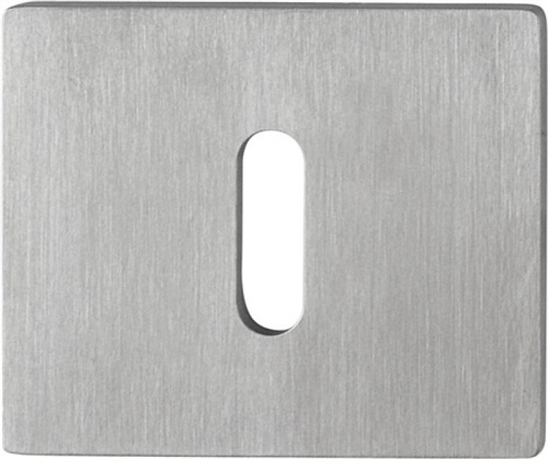 Schlüsselrosetten-Paar E847NS VA F69 Schildstärke 2mm OB rechteck. Schlüsselrosetten-Paar E847NS VA F69 Schildstärke 2mm OB rechteck.