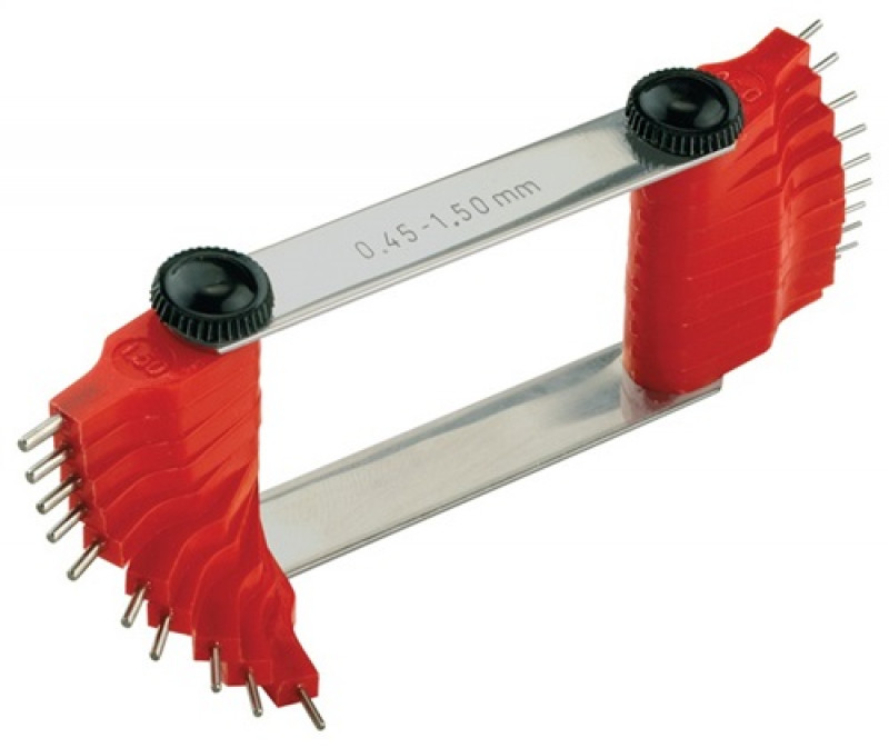 Düsenlehre 0,45-1,50mm Stiftanzahl 20 St. PROMAT