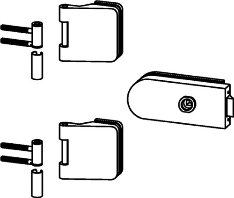 Glastürbeschlag STUDIO Rondo/OFFICE Junior LM silber elox.UV Drückerf.vorn Glastürbeschlag STUDIO Rondo/OFFICE Junior LM silber elox.UV Drückerf.vorn