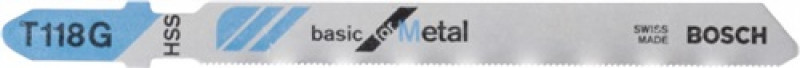 Stichsägeblatt L.67mm HSS Zahnt.0,7mm f.Blech b.1,5mm BOSCH gefräst Stichsägeblatt L.67mm HSS Zahnt.0,7mm f.Blech b.1,5mm BOSCH gefräst