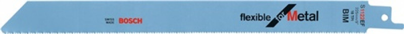 Säbelsägeblatt L.225mm TPI 18 1,4mm geschr.5 St./Karte BOSCH Säbelsägeblatt L.225mm TPI 18 1,4mm geschr.5 St./Karte BOSCH