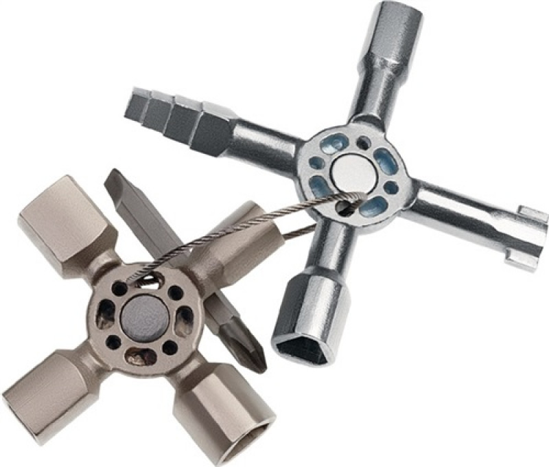 Schaltschrankschlüssel TwinKey® 6 Funktionen m.Magnet Verb.KNIPEX Schaltschrankschlüssel TwinKey® 6 Funktionen m.Magnet Verb.KNIPEX