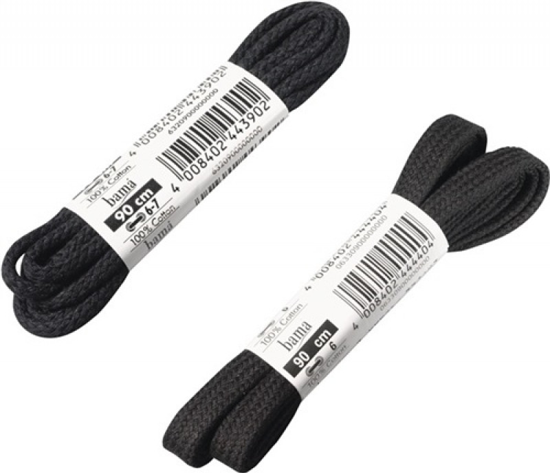 Schnürsenkel CO schwarz 90cm Flachsenkel 12 PA Bama Schnürsenkel CO schwarz 90cm Flachsenkel 12 PA Bama