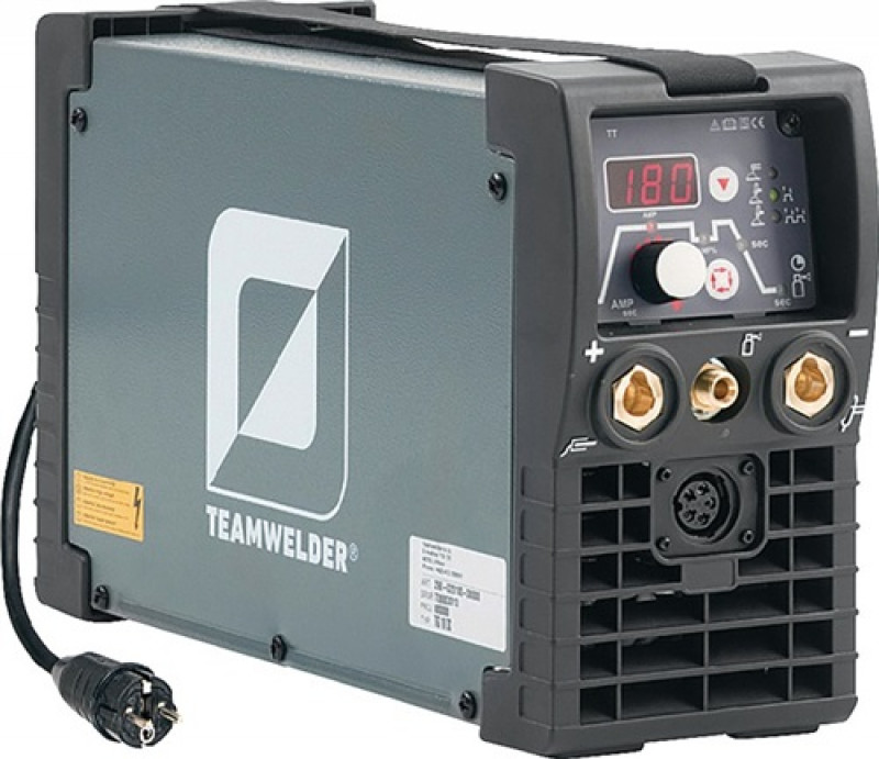 TIG-Schweißanlage TIG 180 DC puls Set m.Zub.5-180 A gasg.TEAMWELDER TIG-Schweißanlage TIG 180 DC puls Set m.Zub.5-180 A gasg.TEAMWELDER