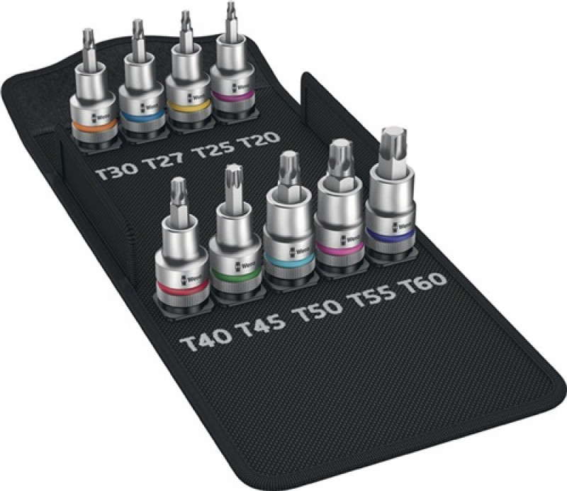 Stecknusssatz 1/2 Zoll 9 tlg. TX 20 - 60 textileBox Bitnuss-Satz 8767 C HF TX/9 Stecknusssatz 1/2 Zoll 9 tlg. TX 20 - 60 textileBox Bitnuss-Satz 8767 C HF TX/9