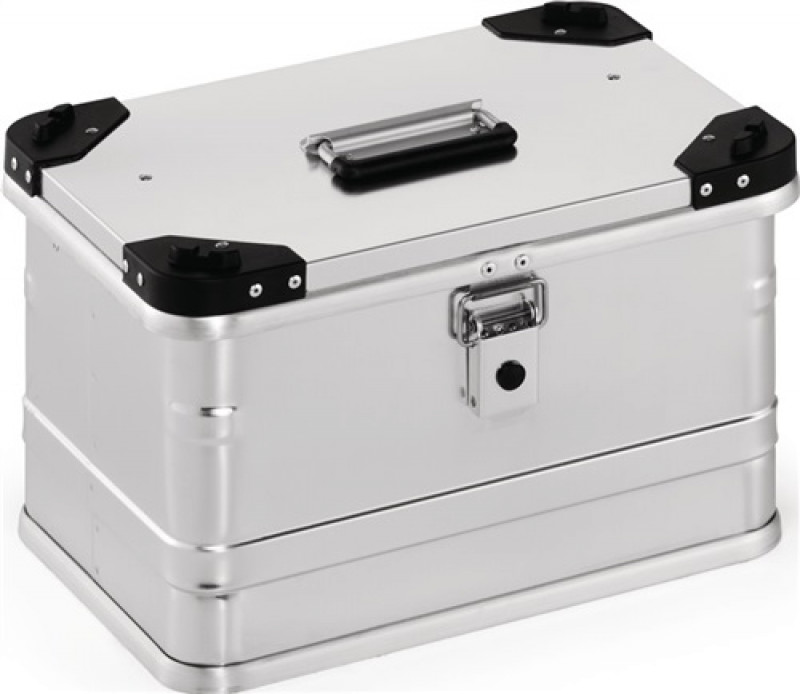 Aluminiumbox L432xB335xH277mm 29l m.Klappverschluss u.Stapelecken Aluminiumbox L432xB335xH277mm 29l m.Klappverschluss u.Stapelecken