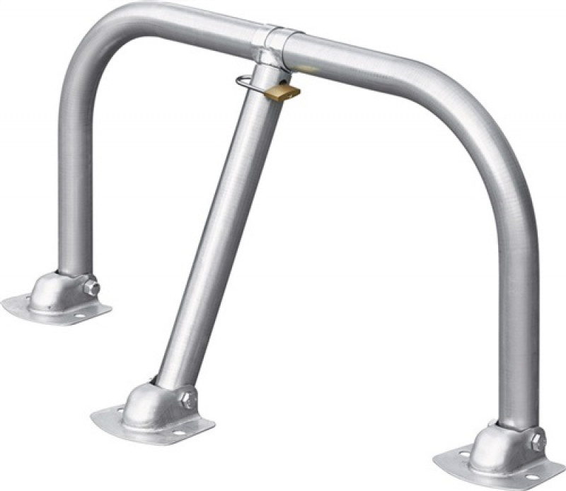 Sperrb.H.455mm silber D.48mm m.Vorhangschloß Sperrb.H.455mm silber D.48mm m.Vorhangschloß