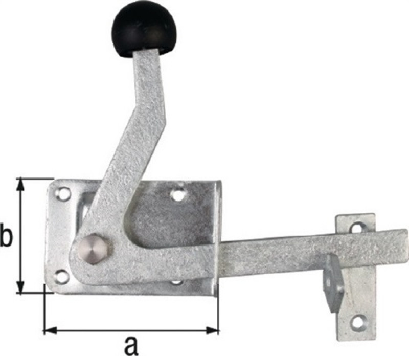 Gartentorfalle H80xB55mm VA ma GAH Gartentorfalle H80xB55mm VA ma GAH